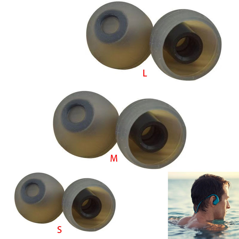 Aquatic Sports Cap - 3 Pair Waterproof Ear Tips For