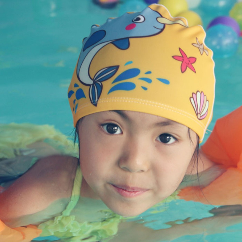 New Cute Cartoon Children Swim - Aquatic Sports Cap 评论和价格