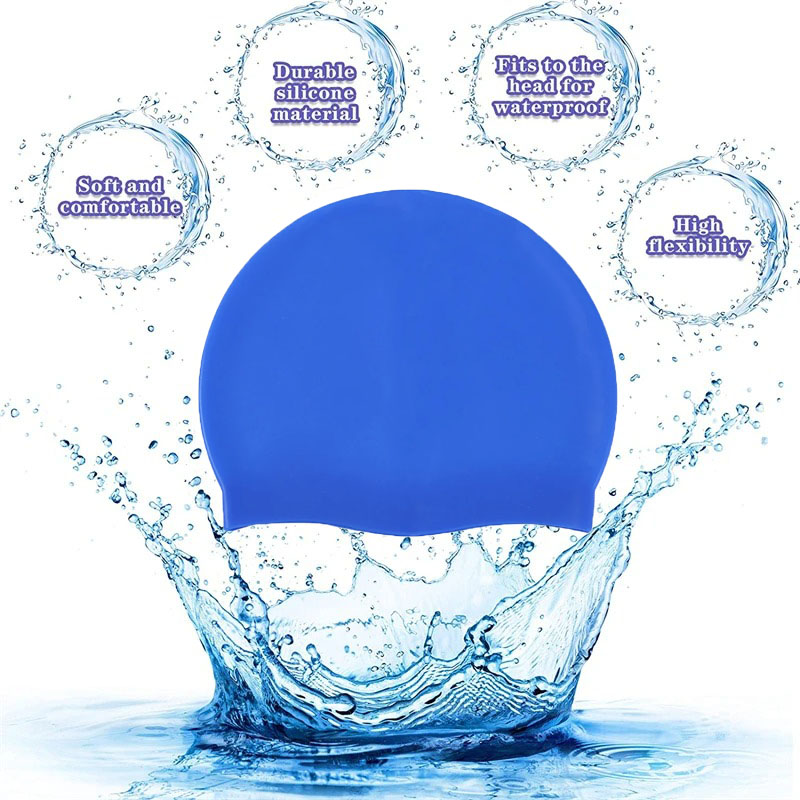 Waterproof Silicone Swim Caps  - Aquatic Sports Cap 评论和价格
