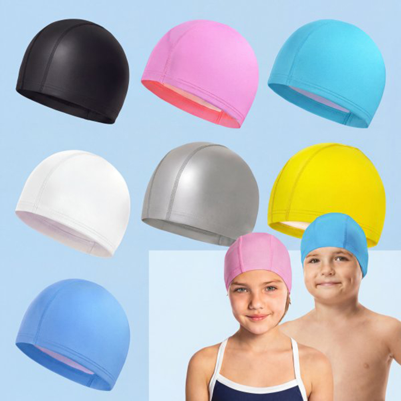 Waterproof PU Swimming Cap for - Aquatic Sports Cap 评论和价格