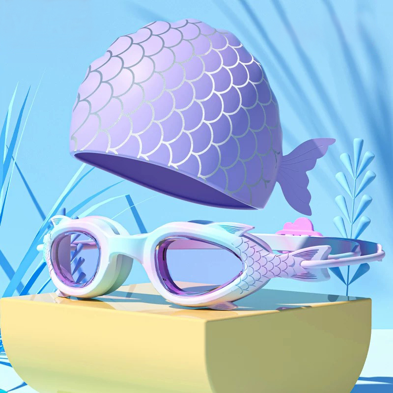 Children's Swimming Goggles; W - Aquatic Sports Cap 评论和价格