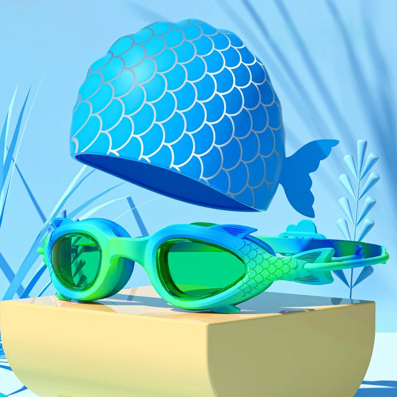 Children's Swimming Goggles; W - Aquatic Sports Cap 评论和价格
