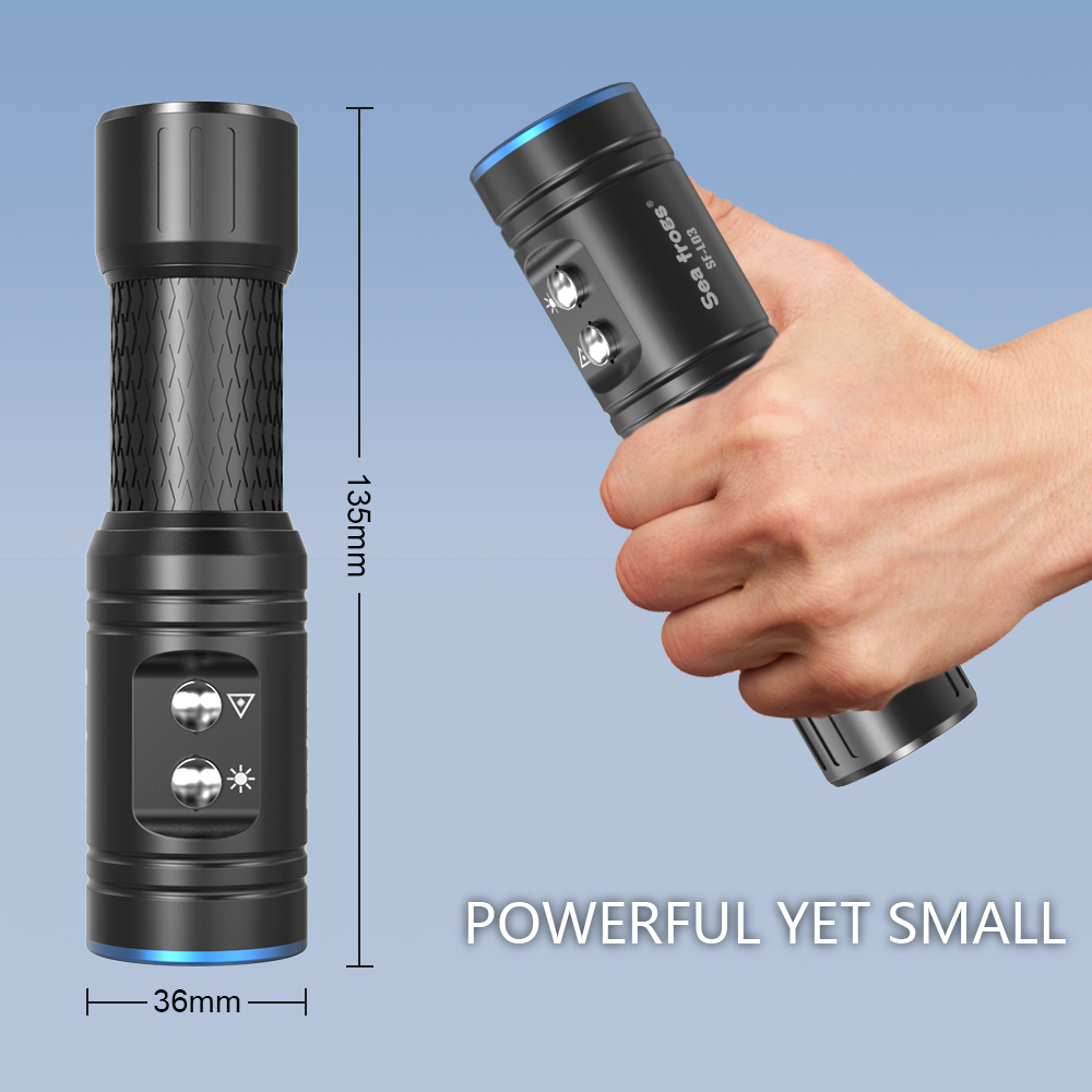 Strbea 1000 Lumens LED Flashli - Underwater Flashlight 评论和价格