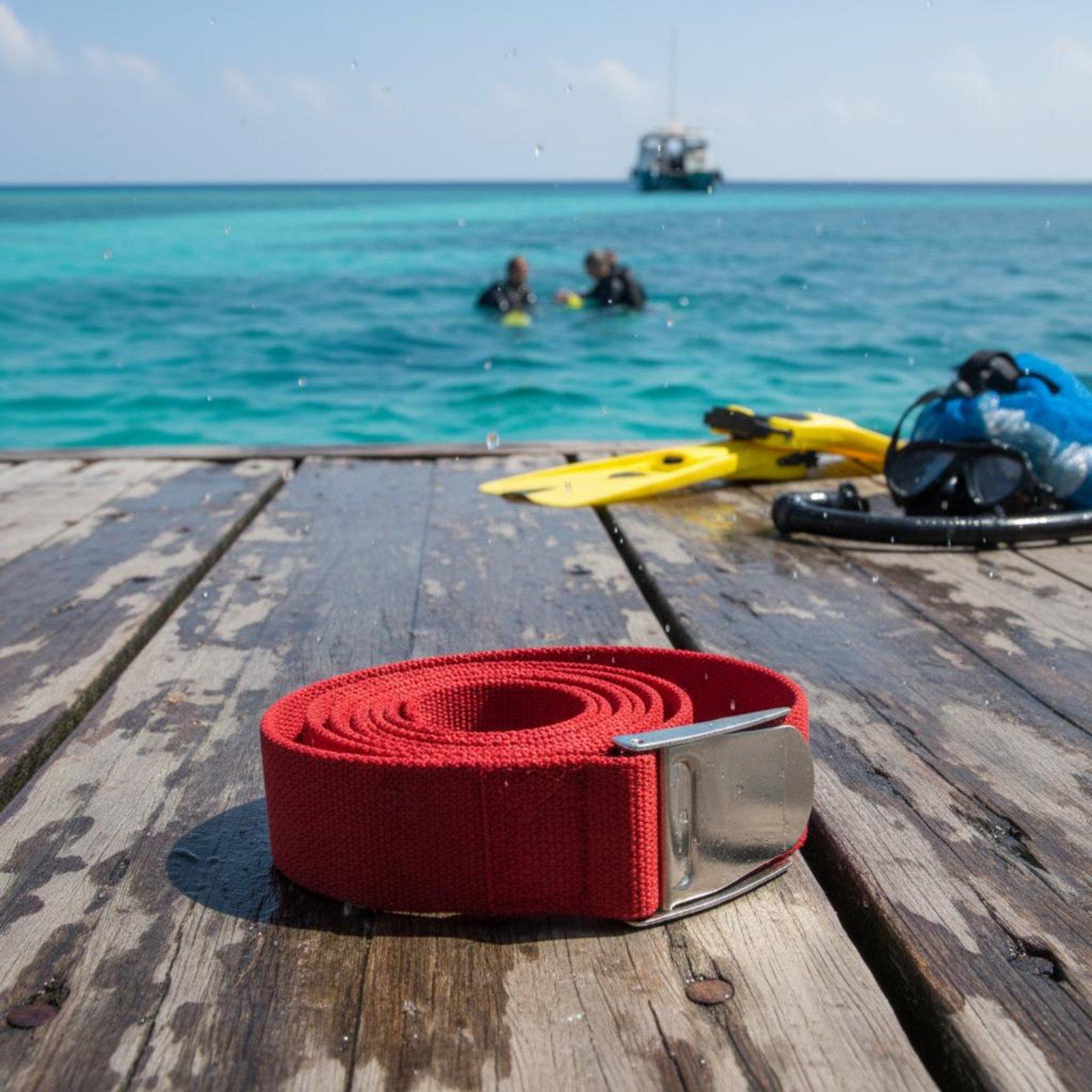 Freediving Weight Belt with Ru - Dive Weight Belt 评论和价格