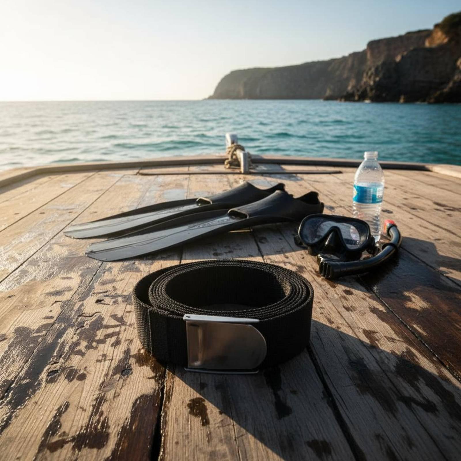 Freediving Weight Belt with Ru - Dive Weight Belt 评论和价格